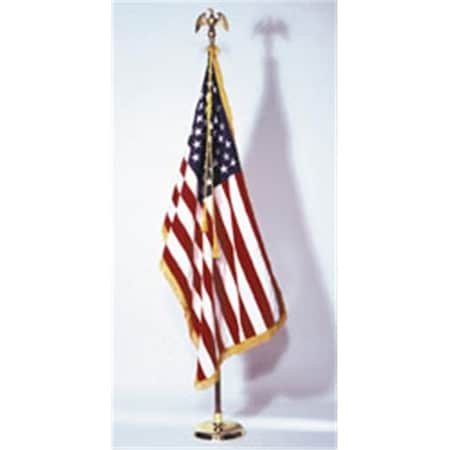 Annin Flagmakers Annin Flagmakers 21700 4-.33 ft. X 5-.5 ft. Colonial Nyl-Glo U.S. Flag with Fringe 21700